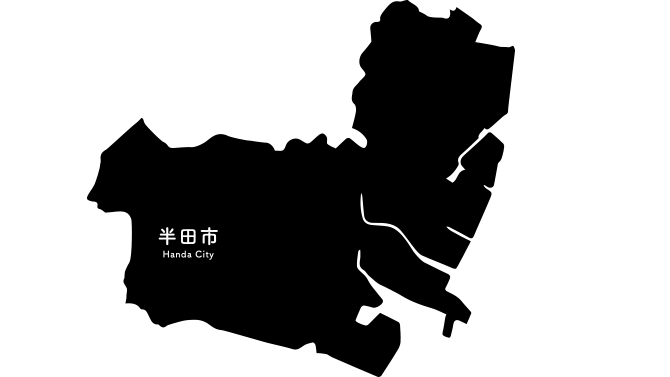半田市エリアマップ
